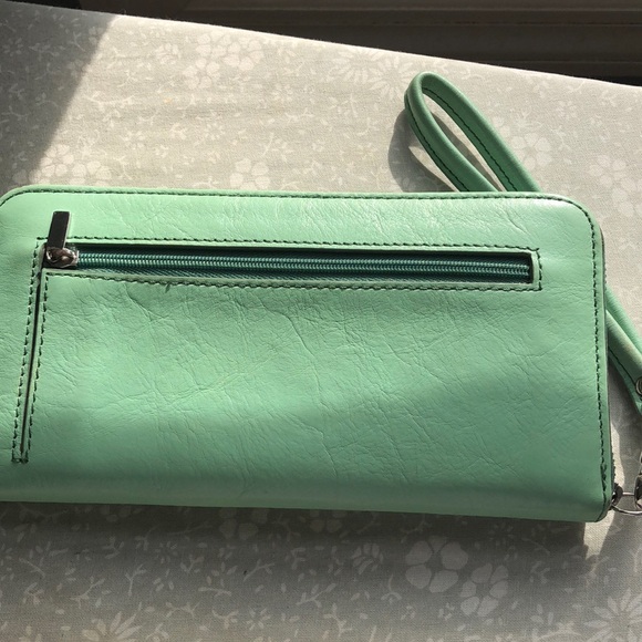 Fossil mint green wallet - Picture 3 of 5